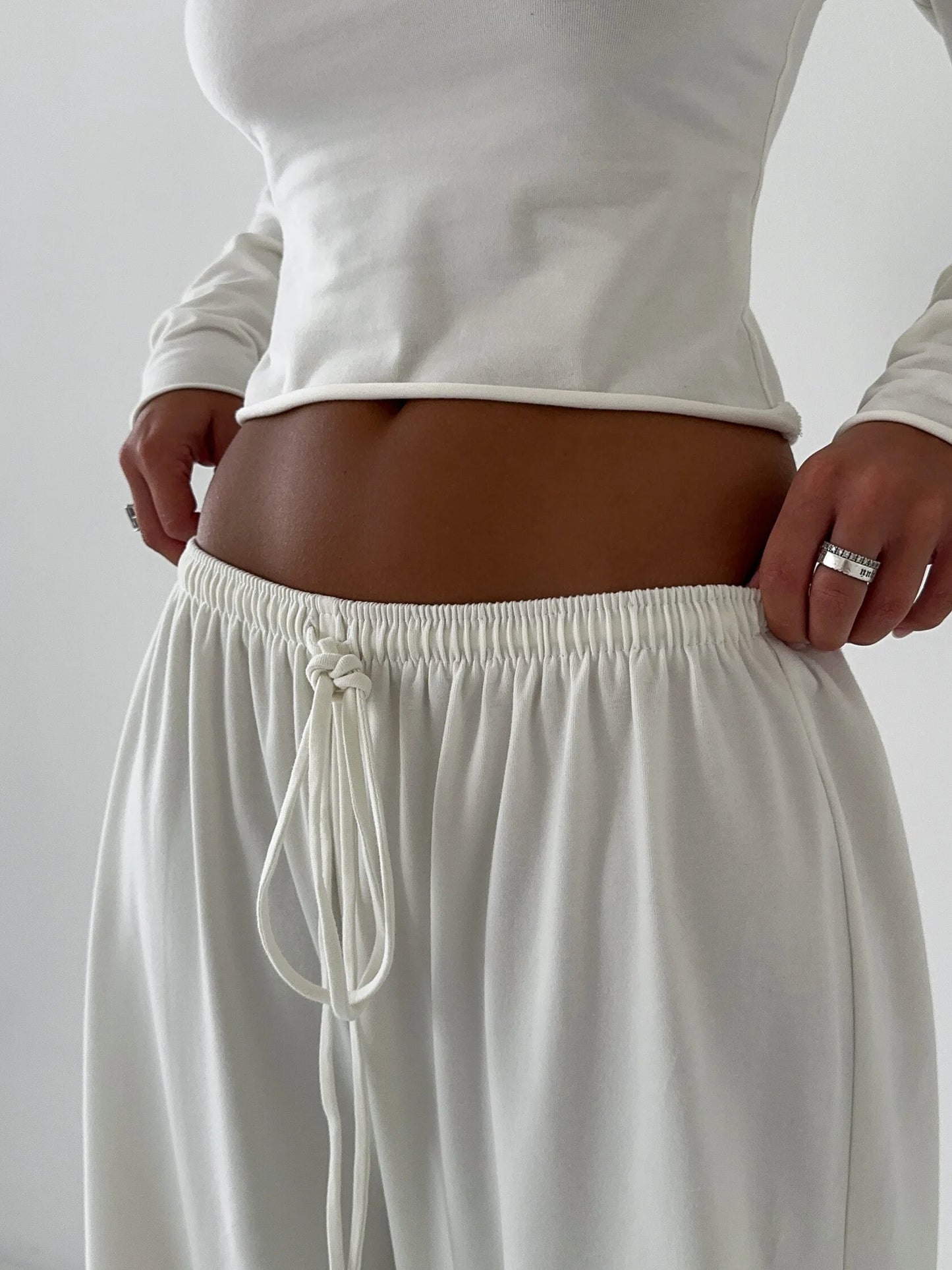 COTTON PANTS MILK