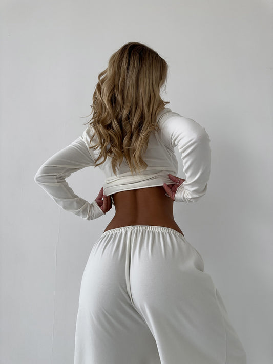 COTTON PANTS MILK