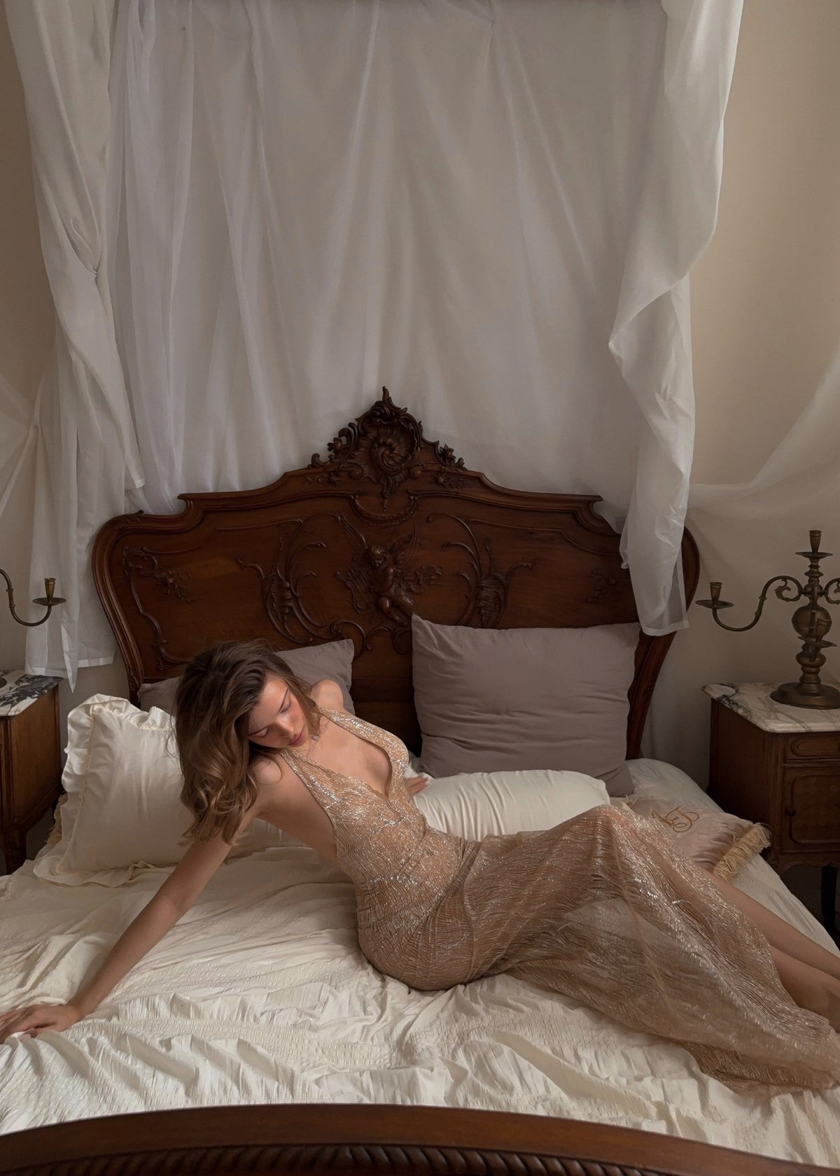 NUDE SHINE DRESS