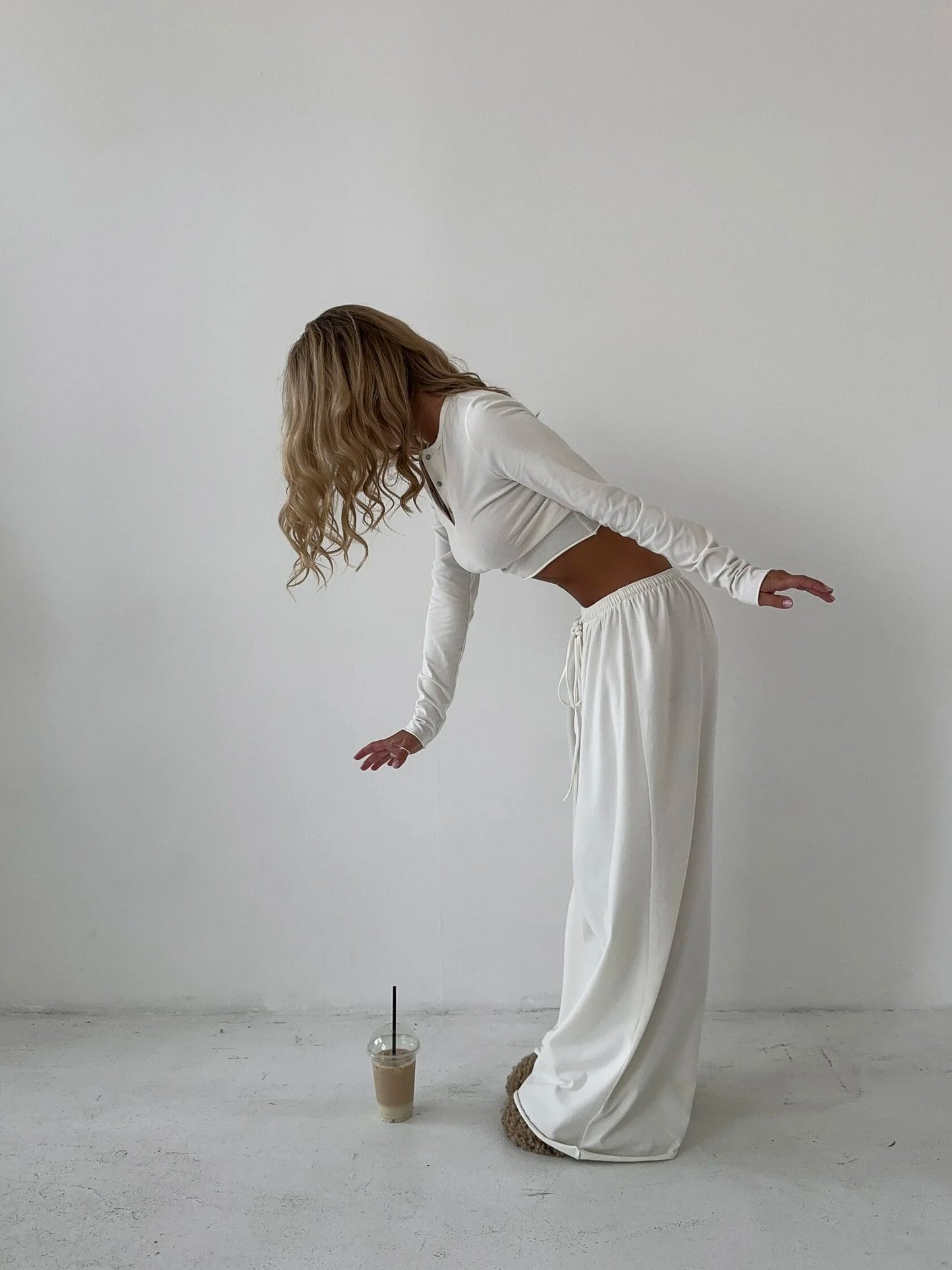 COTTON PANTS MILK
