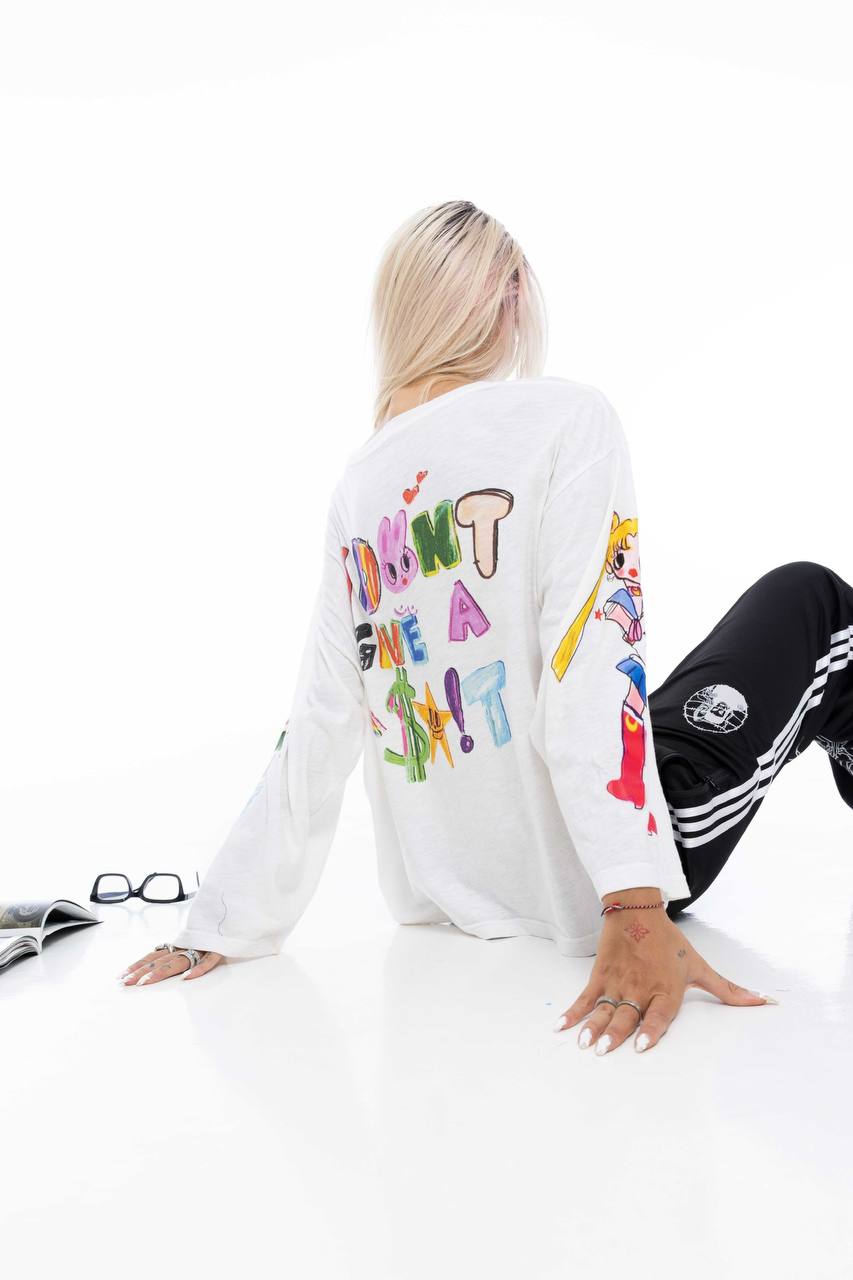 I DONT GIVE A SHIT LONGSLEEVE