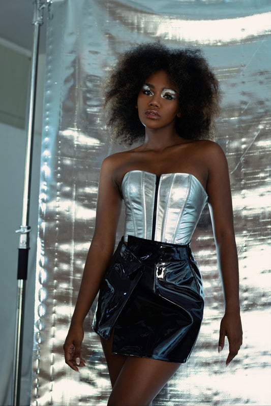 SILVER CORSET