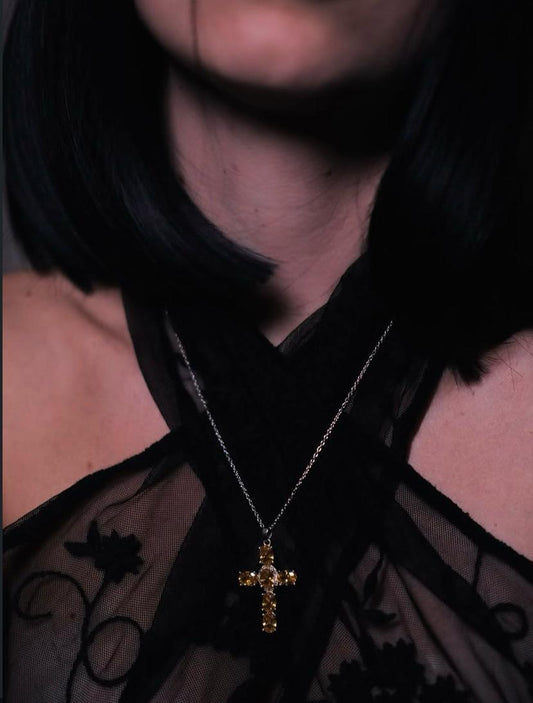 SOLAR CROSS NECKLACE