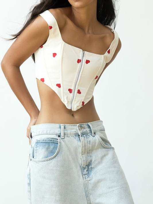 CROPED CORSET LOVE