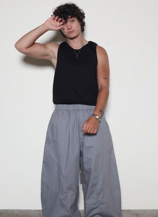 BAGGY COTTON PANTS