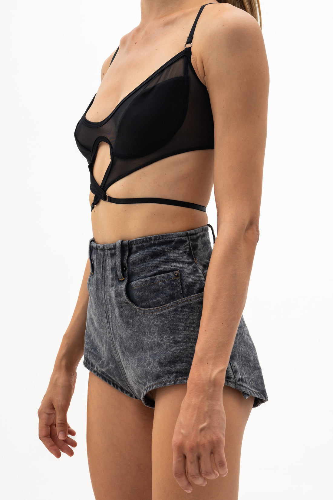 DENIM SHORTS