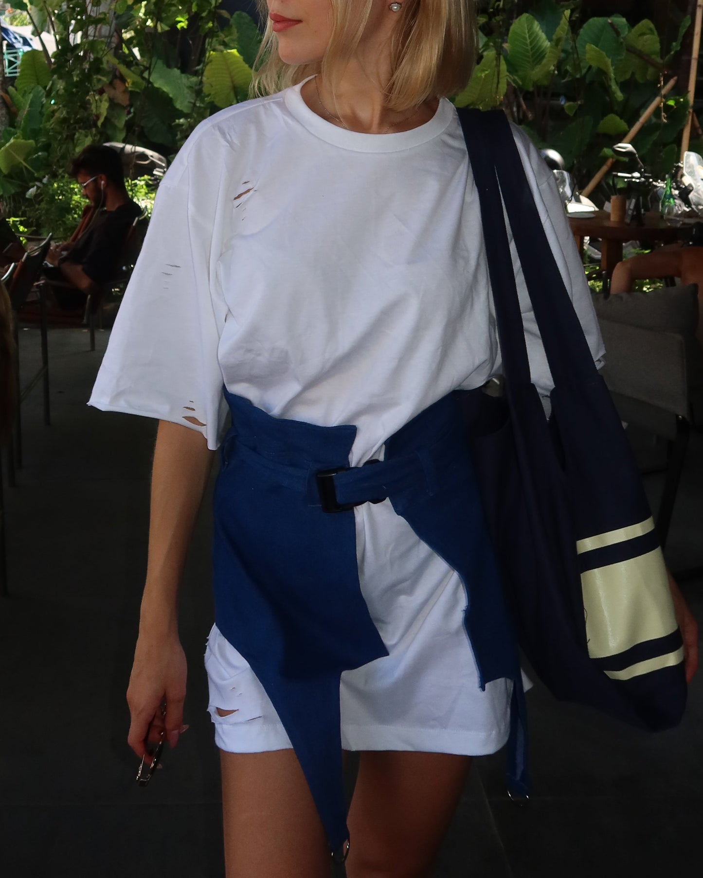 BASQUE SKIRT DENIM