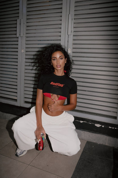 RED FLAG CROP TOP