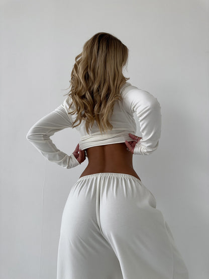 COTTON PANTS MILK