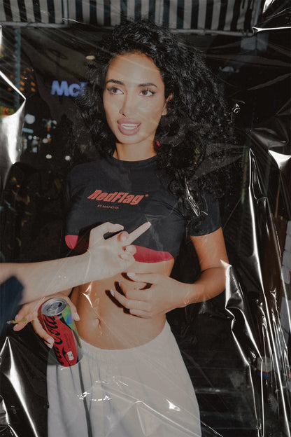 RED FLAG CROP TOP