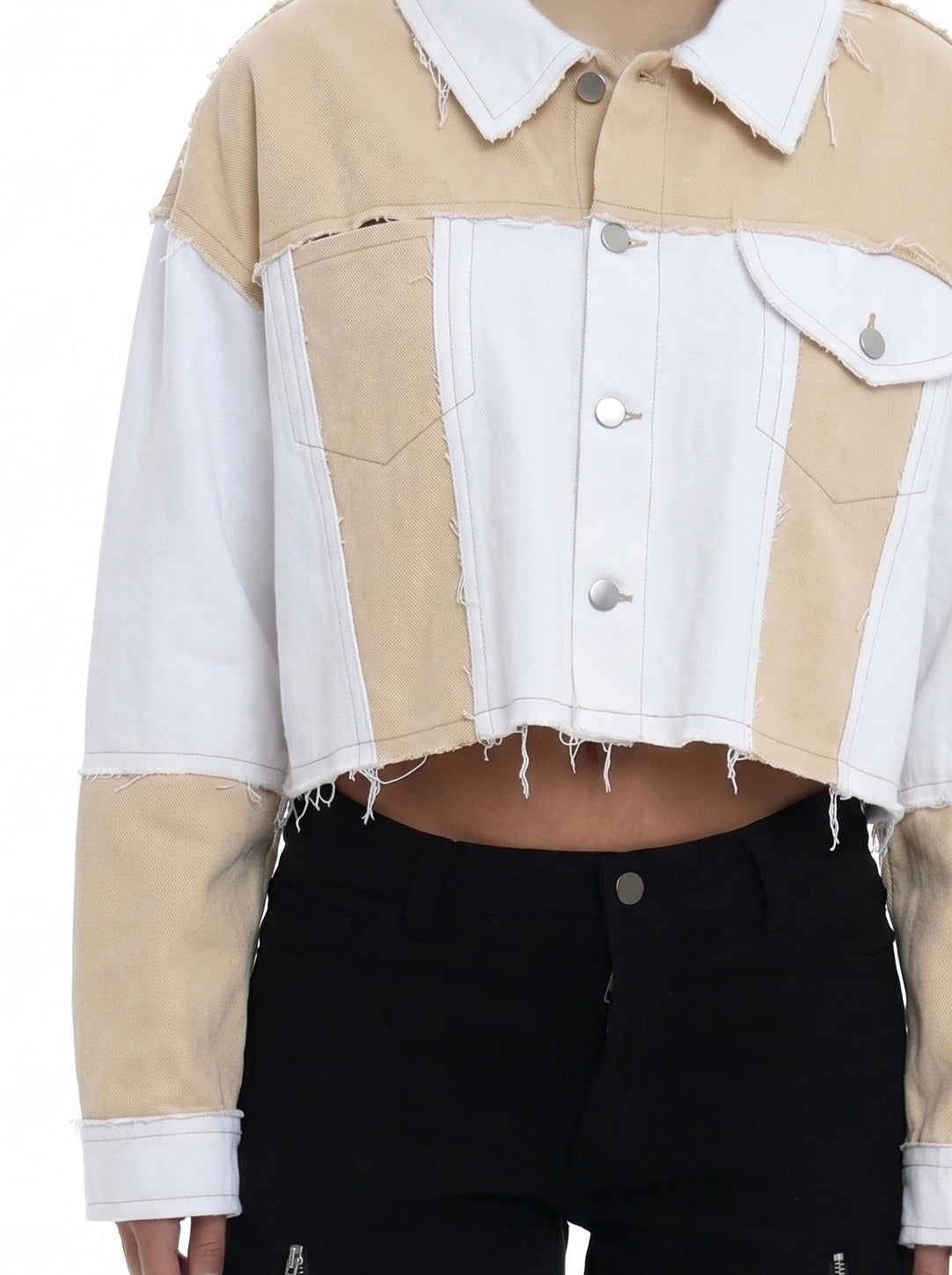 JACKET DENIM PATCHWORK