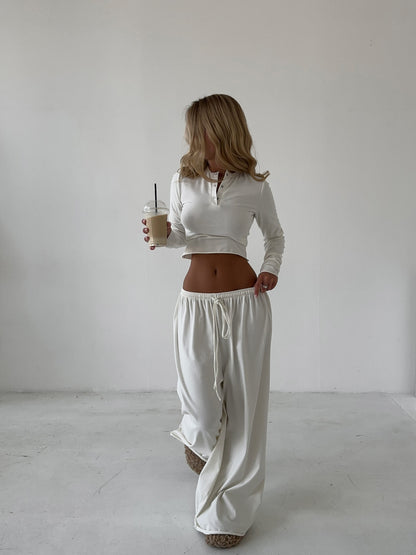 COTTON PANTS MILK