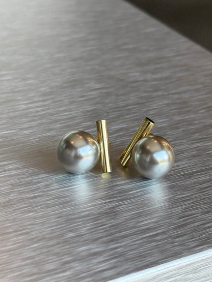 BLACK PEARL EARRING