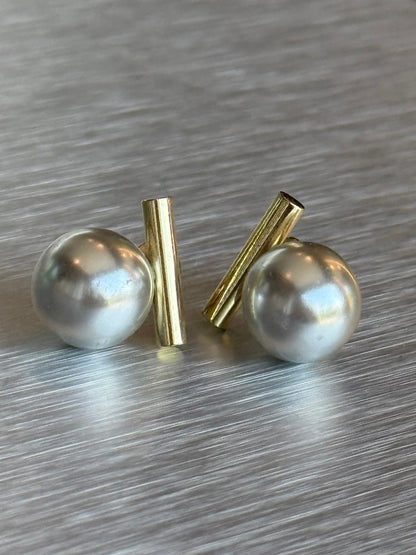 BLACK PEARL EARRING