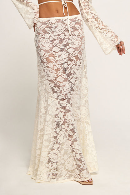 LACE MAXI SKIRT
