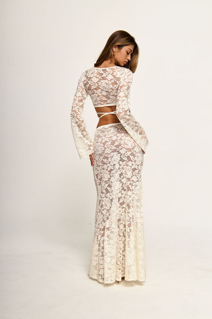 LACE MAXI SKIRT