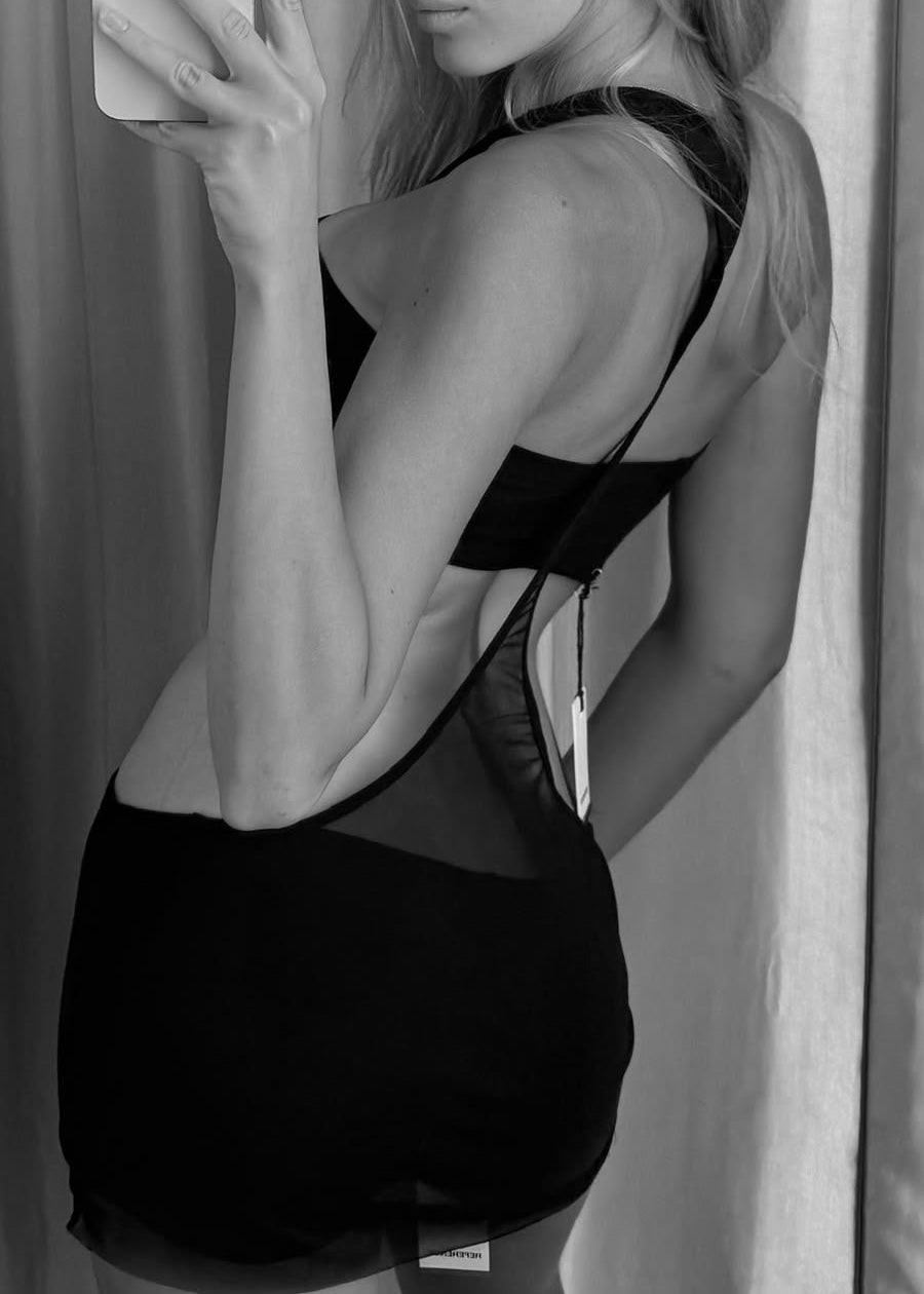 STRING MINI DRESS