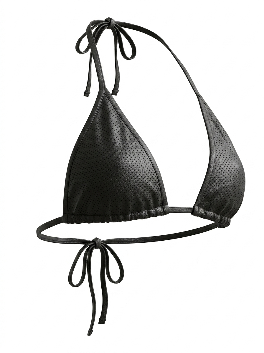 LEATHER BRA