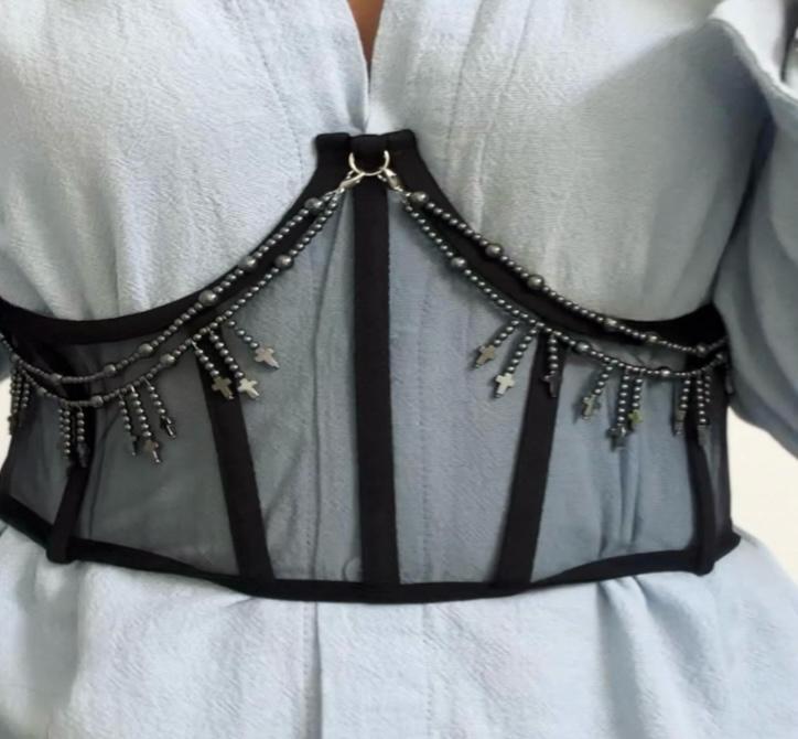CORSET WITH CROSS
