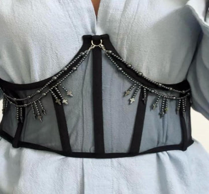 CORSET WITH CROSS