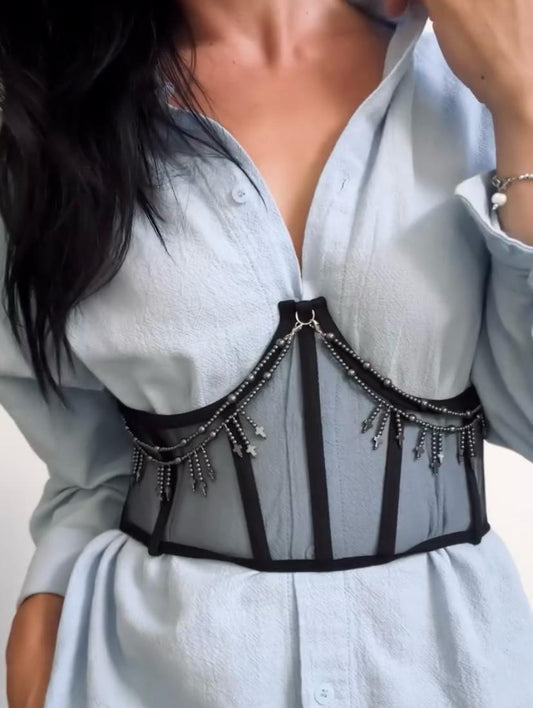 CORSET WITH CROSS
