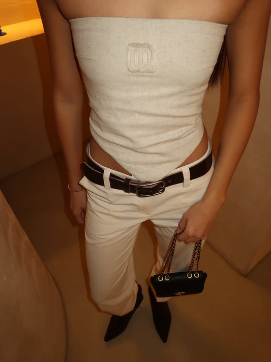 STRAIGHT CUT PANTS