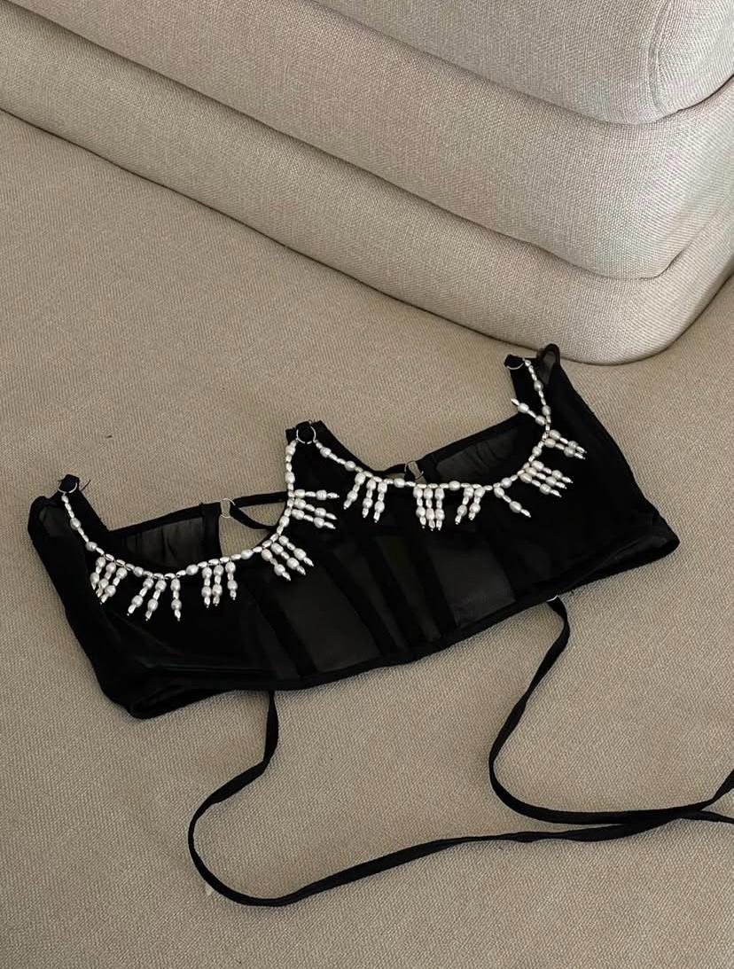 BLACK CORSET