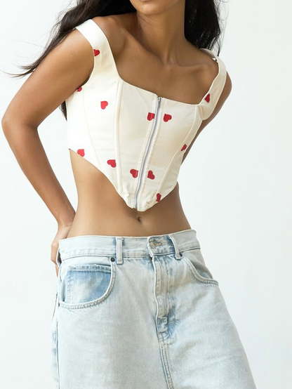 CROPED CORSET LOVE