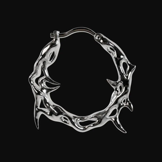 THORNVINE HOOP EARRING