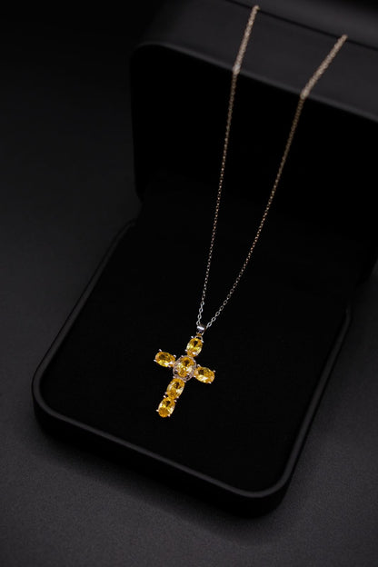 SOLAR CROSS NECKLACE