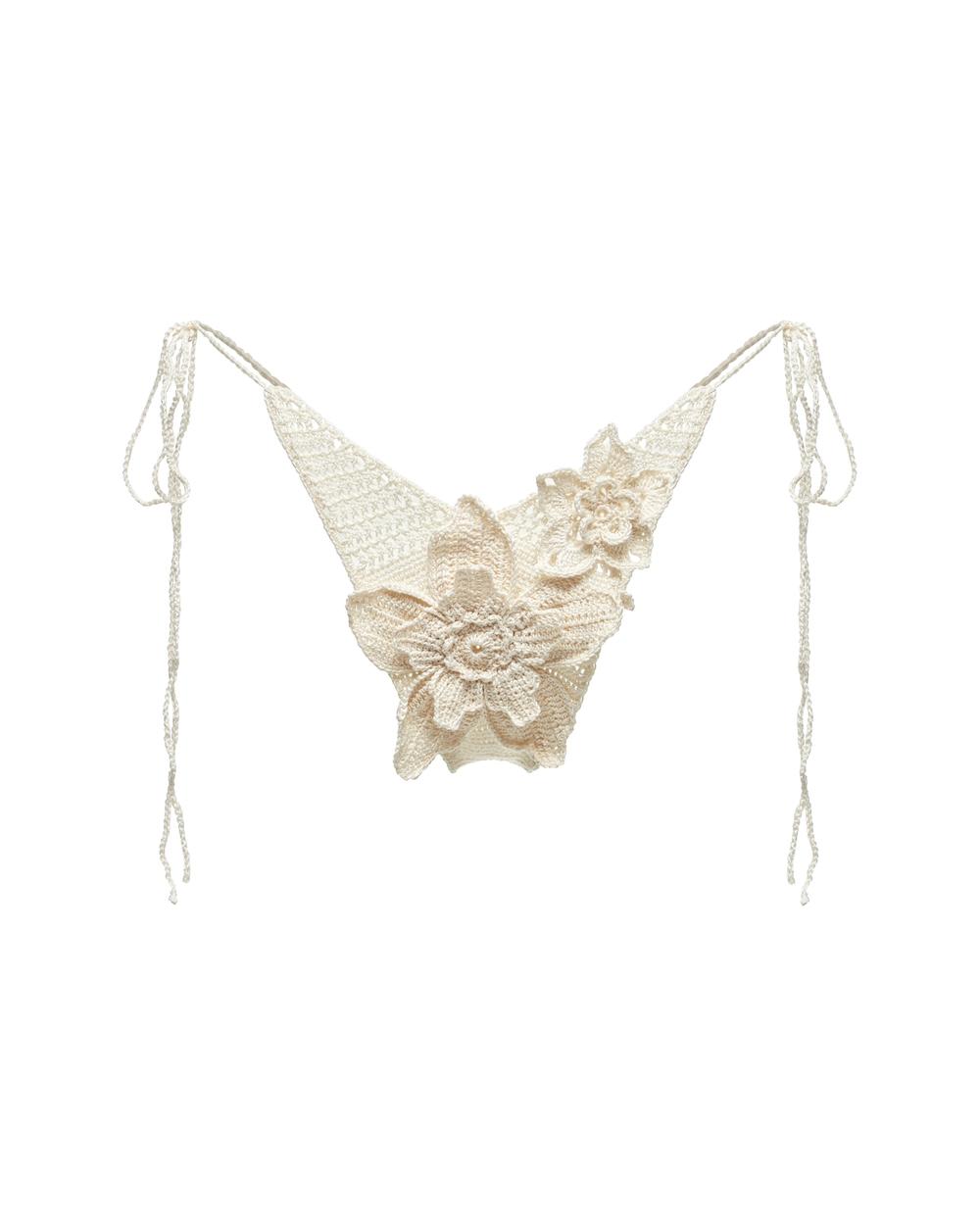 KNITTED BIKINI BOTTOM BLOSSOM