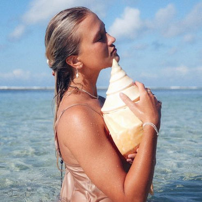 WHITE CROSS EARRINGS