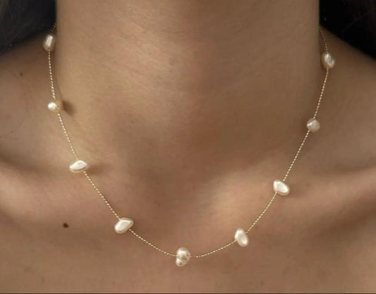 PEARL GOLD NECKLACE