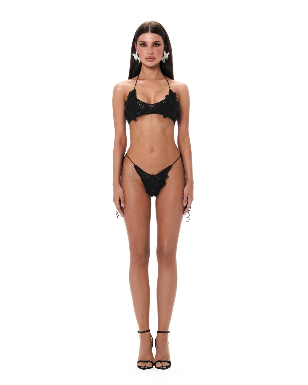 KNITTED BIKINI BOTTOM BLOSSOM