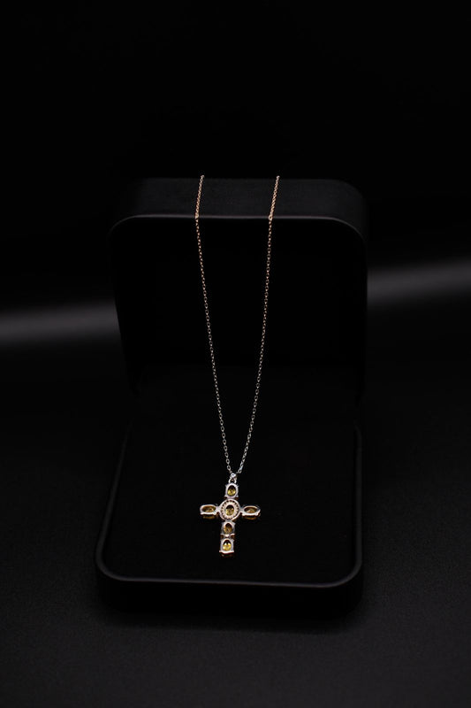 SOLAR CROSS NECKLACE