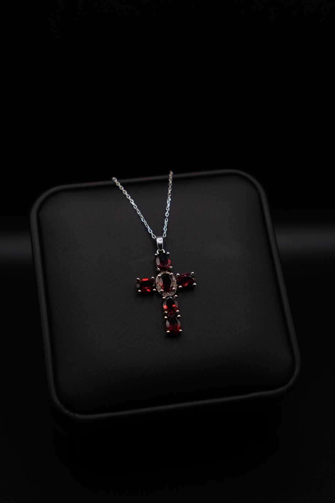 FLAME CROSS NECKLACE