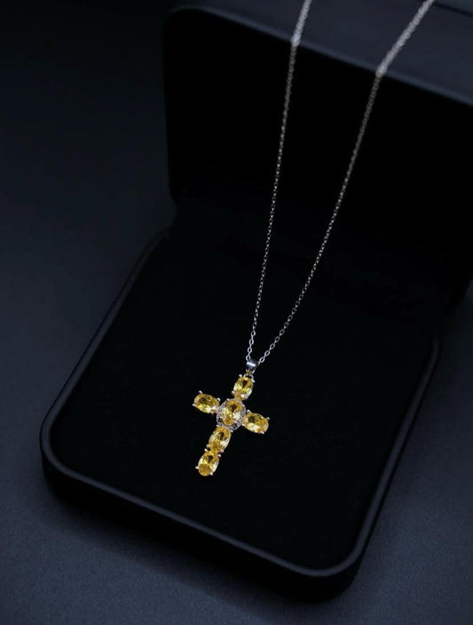 SOLAR CROSS NECKLACE